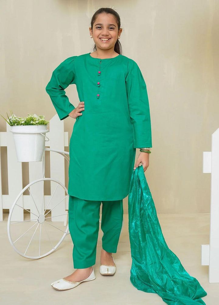 Ochre Cotton Casual Co-Ords for Girls -  OFW-SC-11