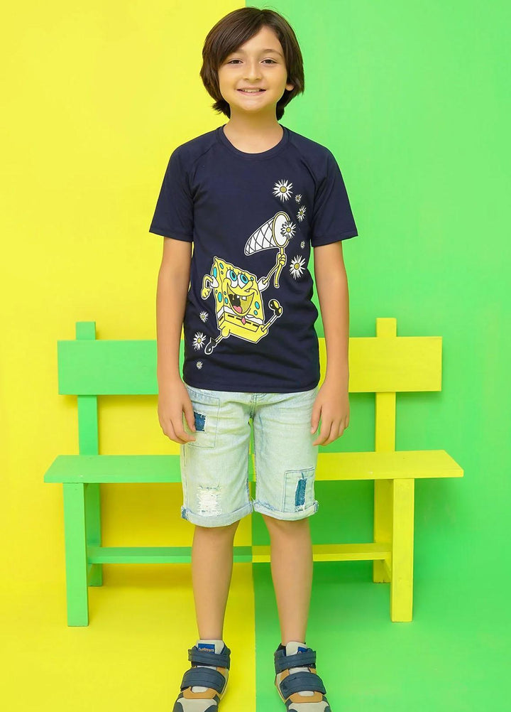 Ochre Jersey Casual T-Shirts for Boys -  OKB-296
