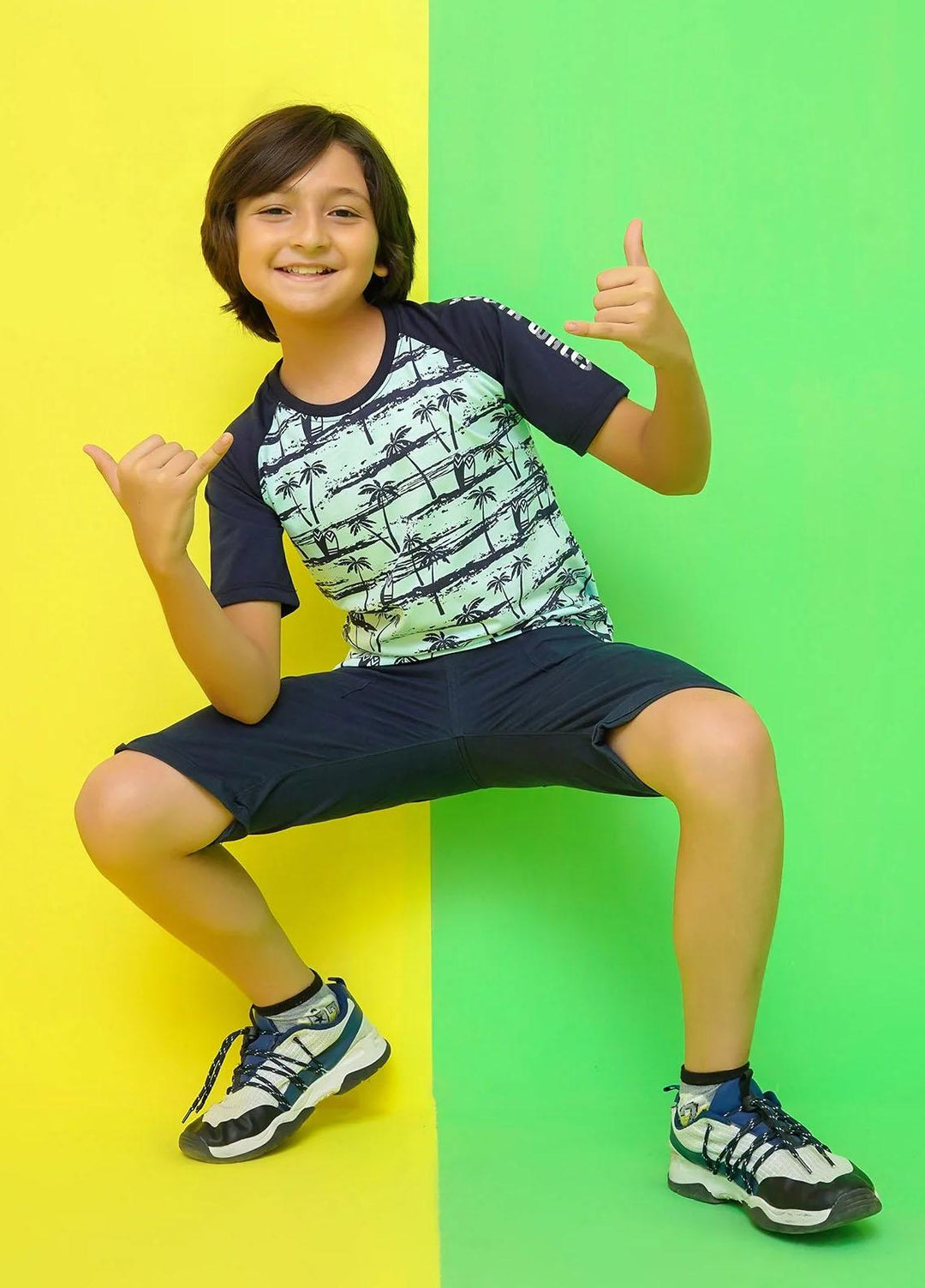 Ochre Cotton Eastern Co-ords for Girls -  OFW-JB-15