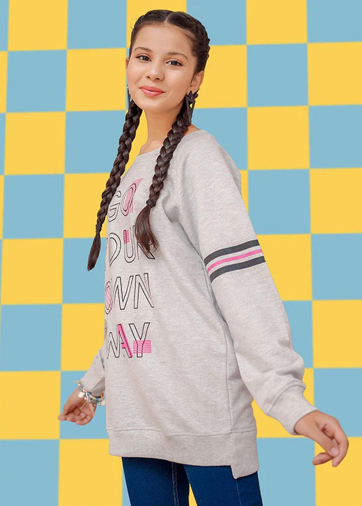 Ochre  Printed Sweatshirts for Girls -  OGK-256