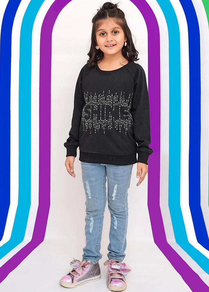 Ochre  Printed Sweatshirts for Girls -  OGK-271