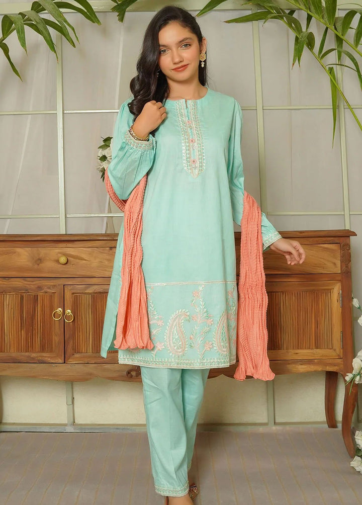 Ochre Pret Eastern Cotton 3 Piece Suit OFW-EM-29