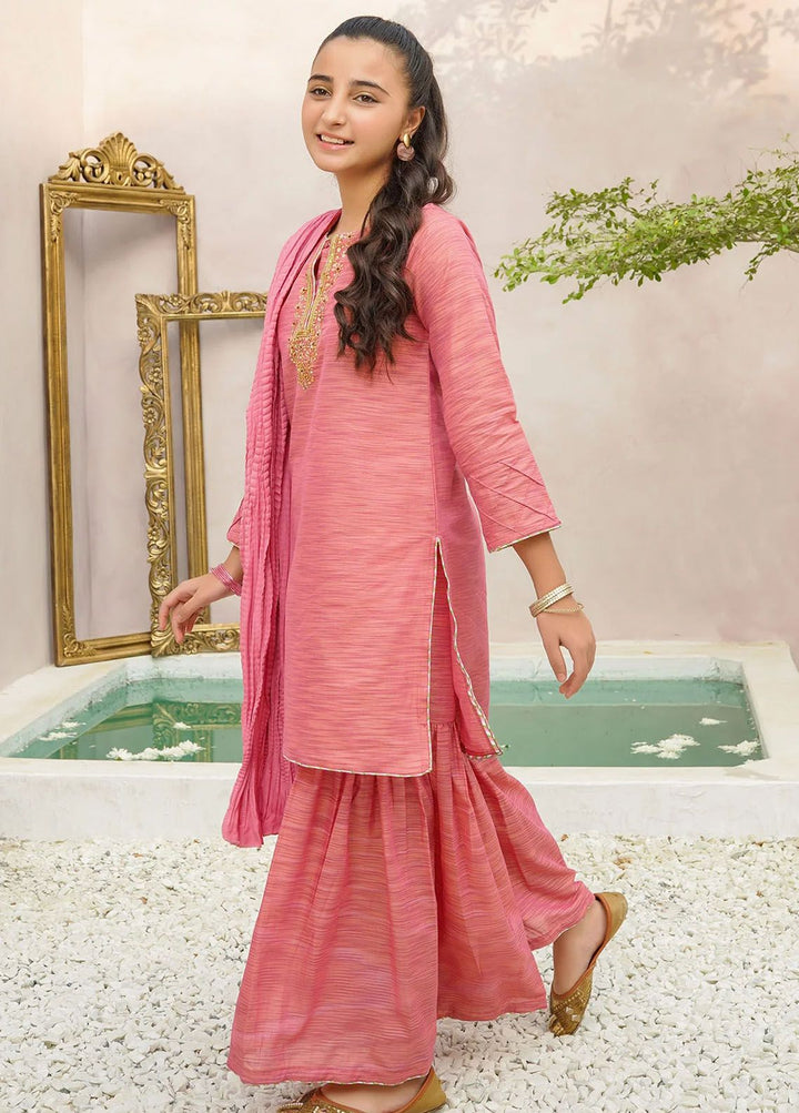 Ochre Pret Eastern Cotton 3 Piece Suit OFW-JB-31