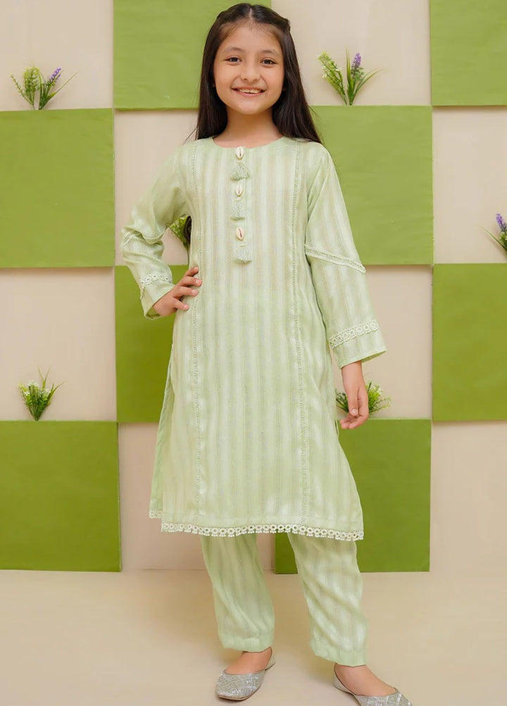 Ochre Pret Embroidered Jacquard 3 Piece Suit OFW-MAX-12
