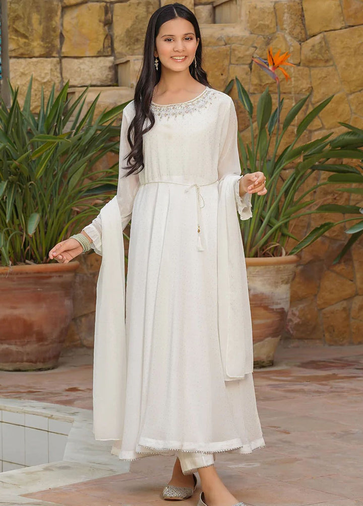 Ochre Pret Eastern Georgette 3 Piece Suit OFW-MAX-14