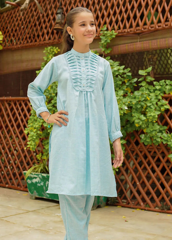 Ochre Pret Embellished Khaddar 2 Piece Suit SC-38