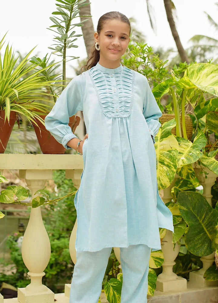 Ochre Pret Embellished Khaddar 2 Piece Suit SC-38