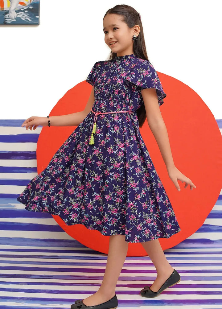 Ochre Pret Embroidered Boski Dress OWKL-06
