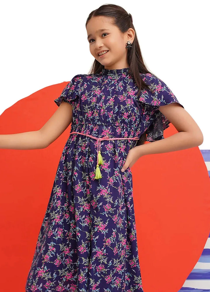Ochre Pret Embroidered Boski Dress OWKL-06