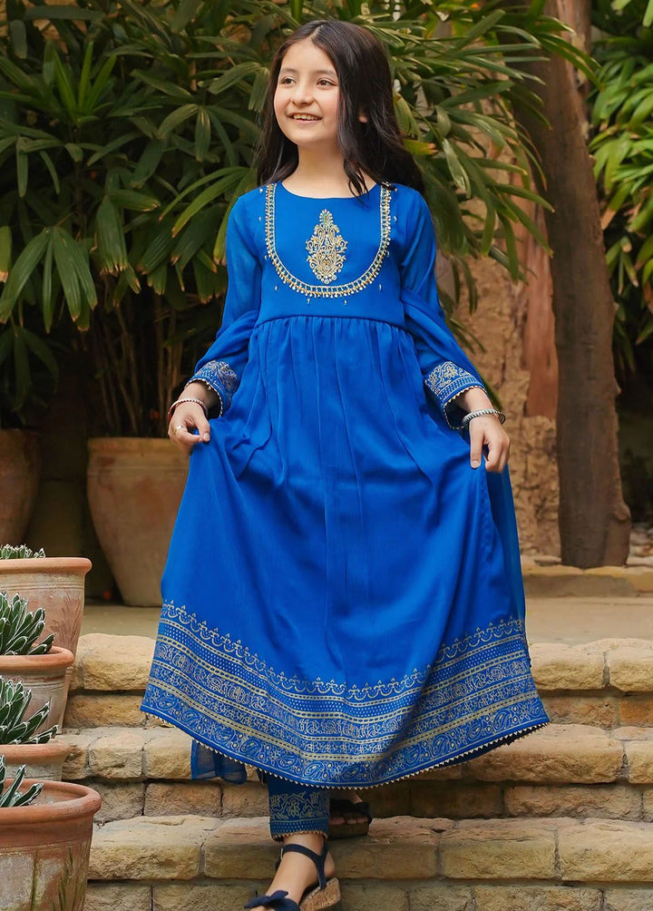 Ochre Pret Embroidered Jacquard 3 Piece Suit OFW-MAX-12