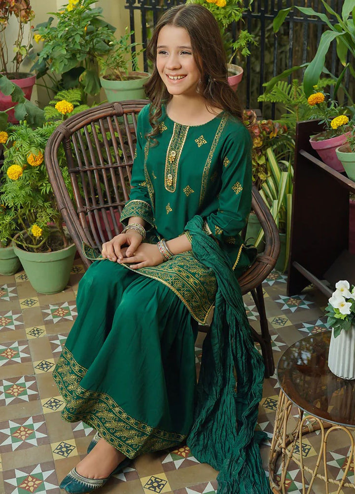 Ochre Pret Printed Cotton 3 Piece Suit OFW-PC-29