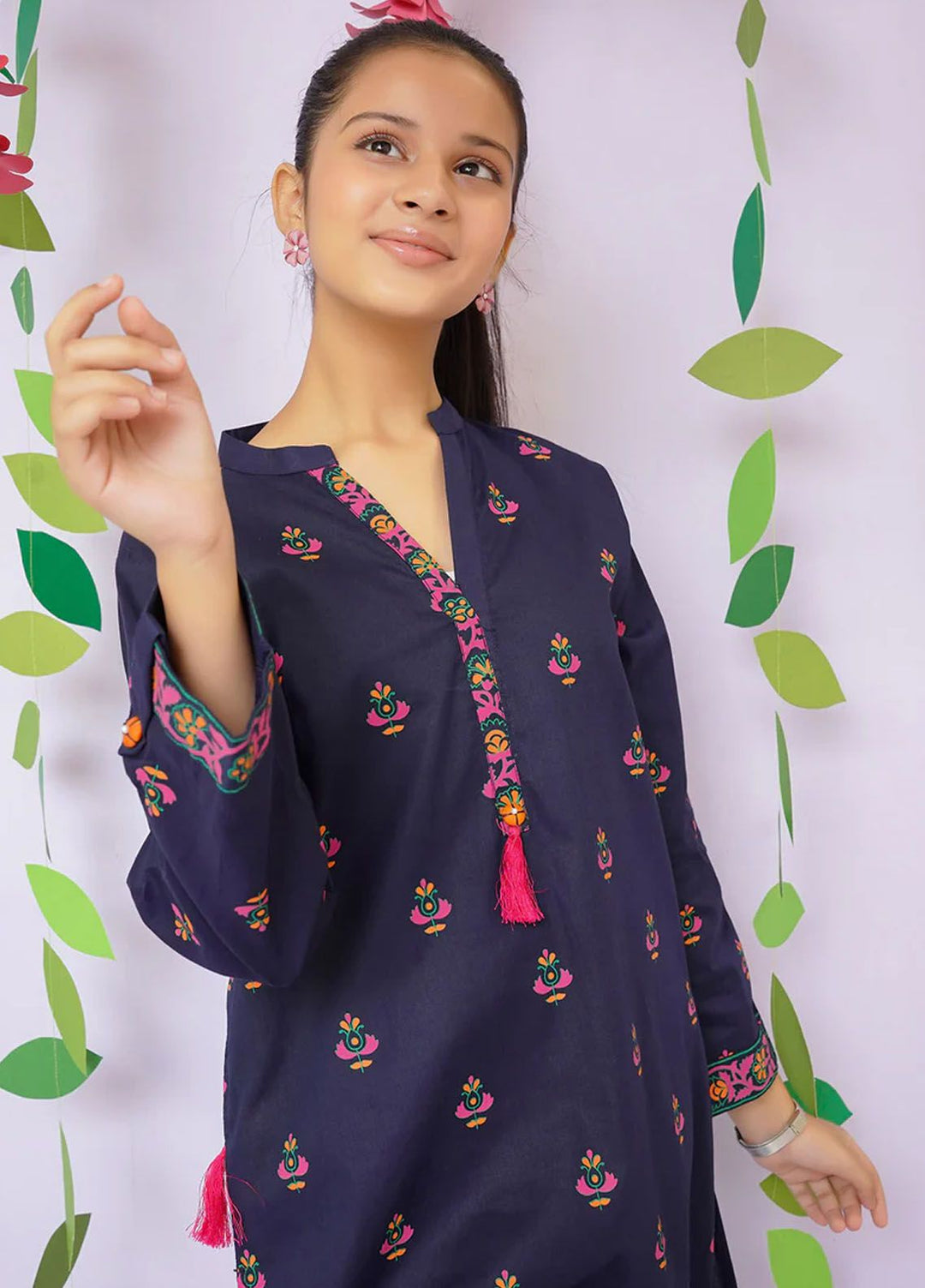 Ochre Pret Printed Cotton Kurti OFK-PRC-18