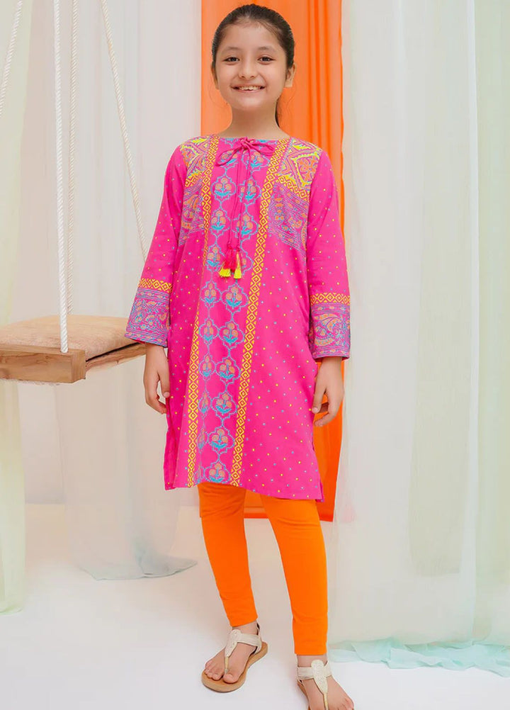 Ochre Pret Printed Cotton Kurti OFK-PRC-25