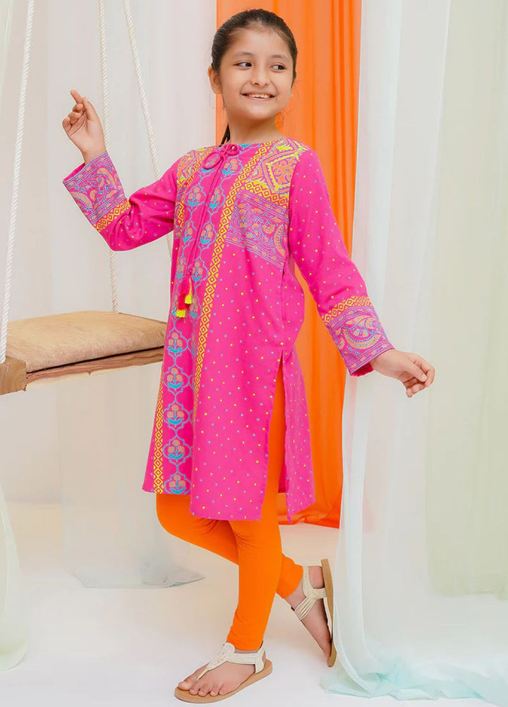 Ochre Pret Printed Cotton Kurti OFK-PRC-25