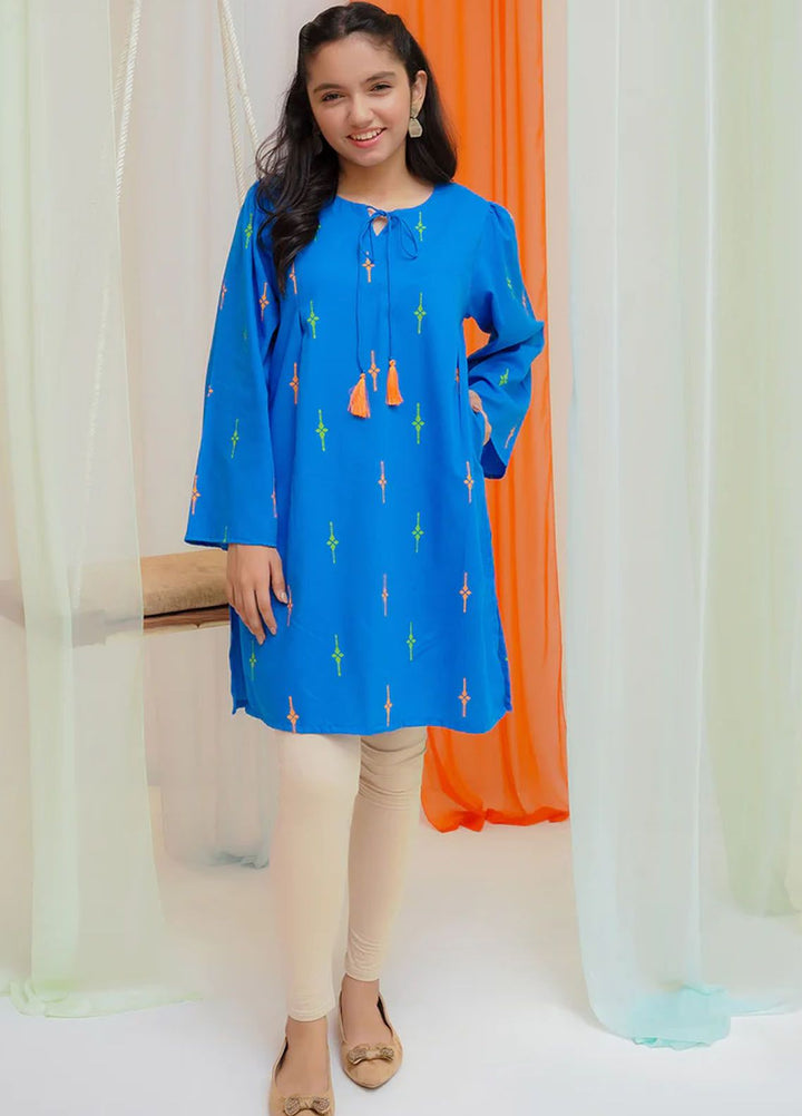 Ochre Pret Printed Cotton Kurti OFW-PRC-28