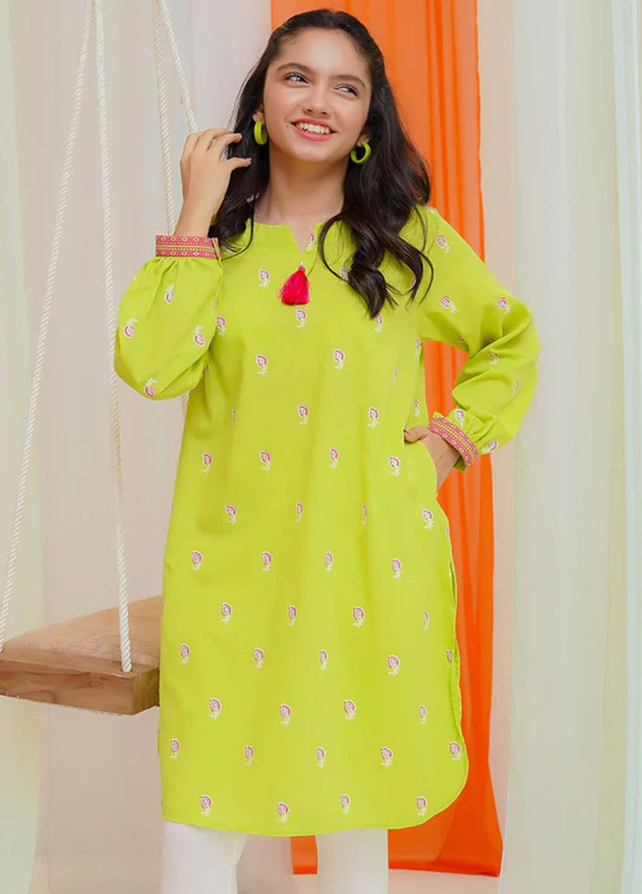 Ochre Pret Printed Cotton Kurti OFW-PRC-31