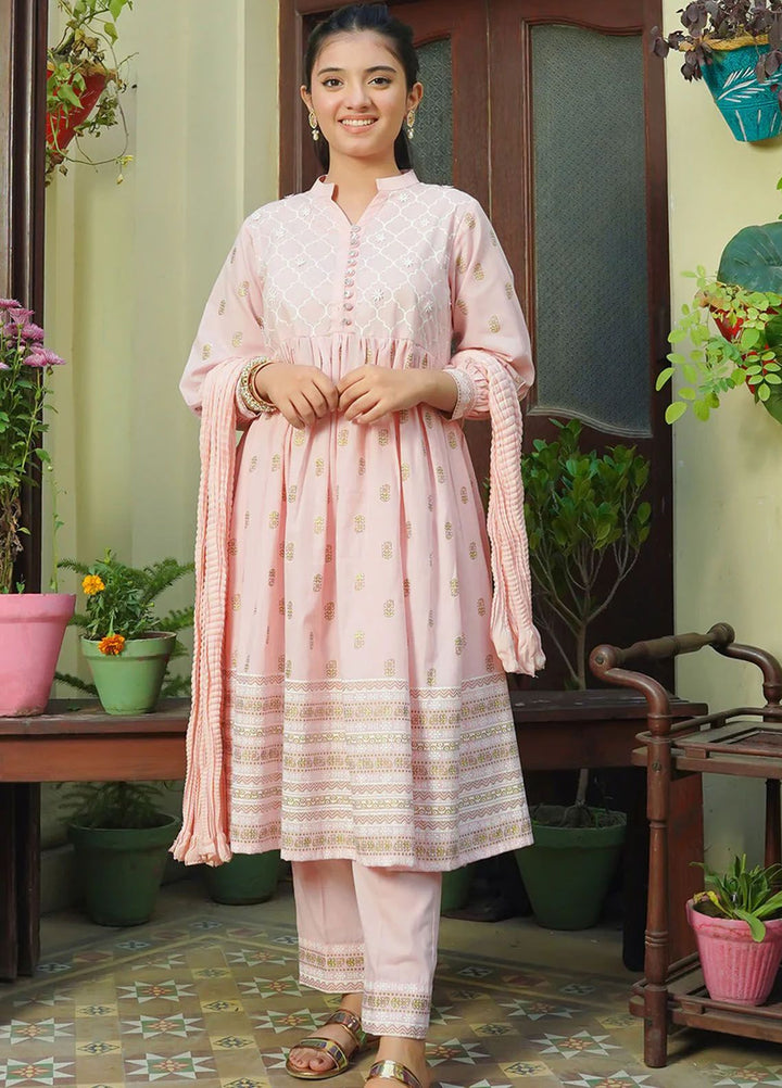 Ochre Pret Printed Cotton 3 Piece Suit OFW PC 27