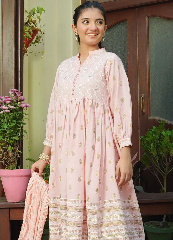 Ochre Pret Printed Cotton 3 Piece Suit OFW PC 27