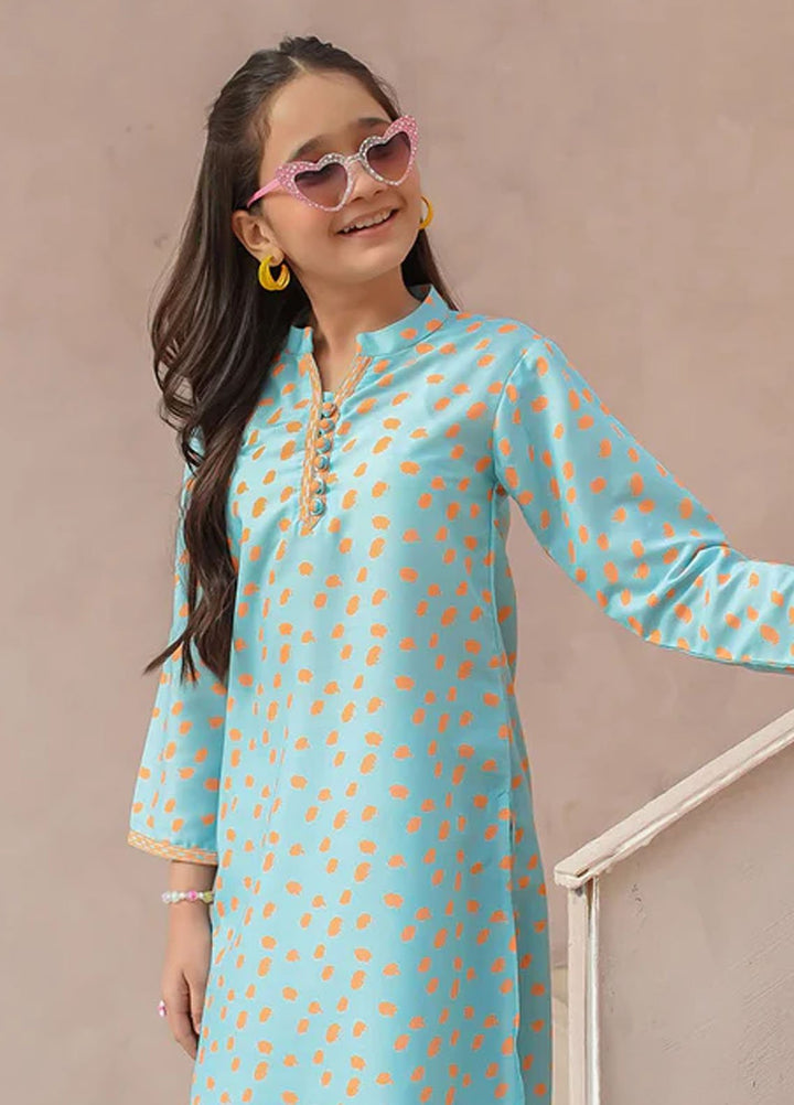 Ochre Pret Printed Lawn 2 Piece Suit COR-131
