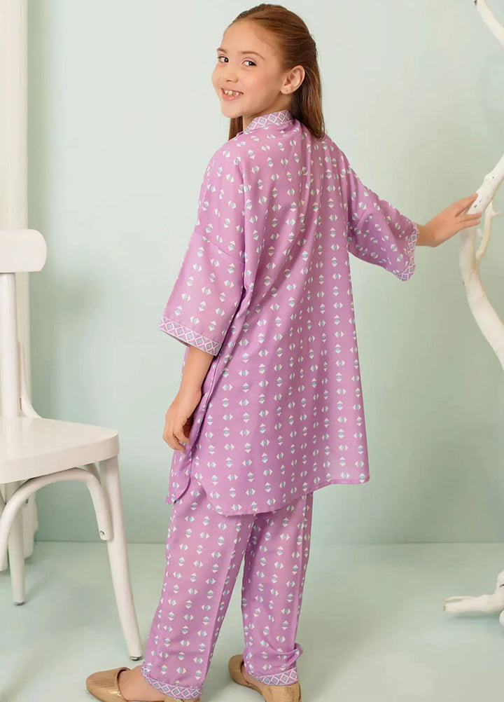 Ochre Pret Printed Lawn 2 Piece Suit COR-93