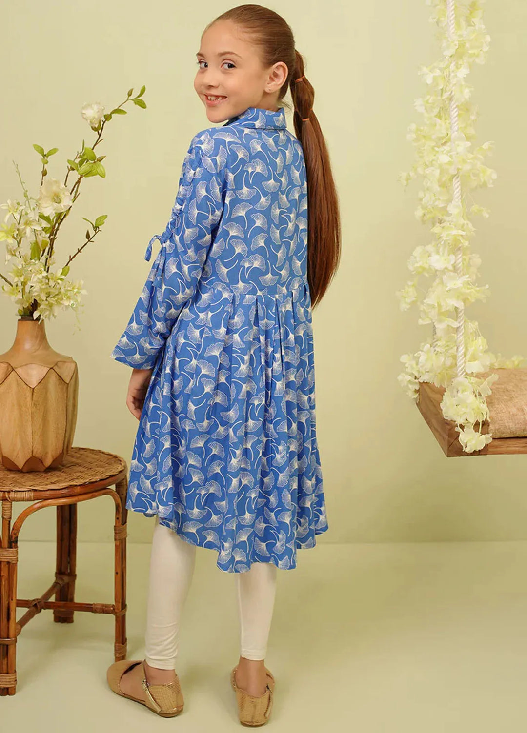 Ochre Pret Printed Linen Kurti PRC-40
