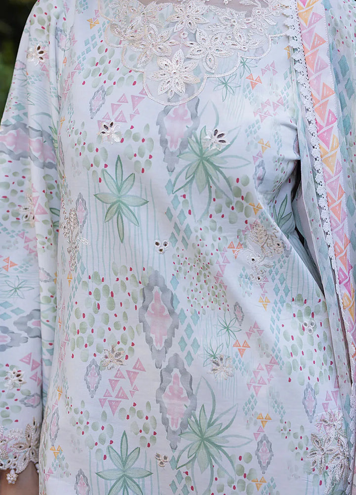 Oh Spring by Izel Embroidered Cotton Suits Unstitched 3 Piece Cleo - Summer Collection