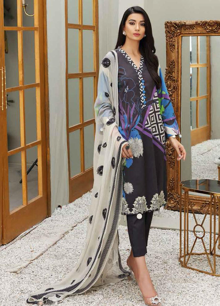 Orange Series by Charizma Embroidered Lawn Suits Unstitched 3 Piece CRZ21O 21 - Spring / Summer Collection