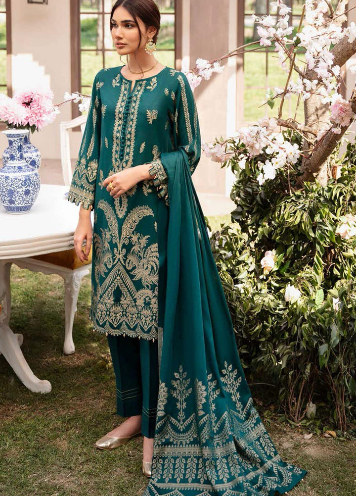 Darmiyaan by Orient Textile Embroidered Jacquard Suits Unstitched 3 Piece OT21FJ NRDS-258-Green - Festive Collection