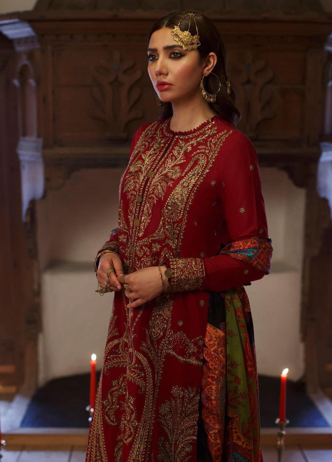 Elan Embroidered Lawn Suits Unstitched 3 Piece EL21OR EL21-09-A Elaheh  - Summer Collection