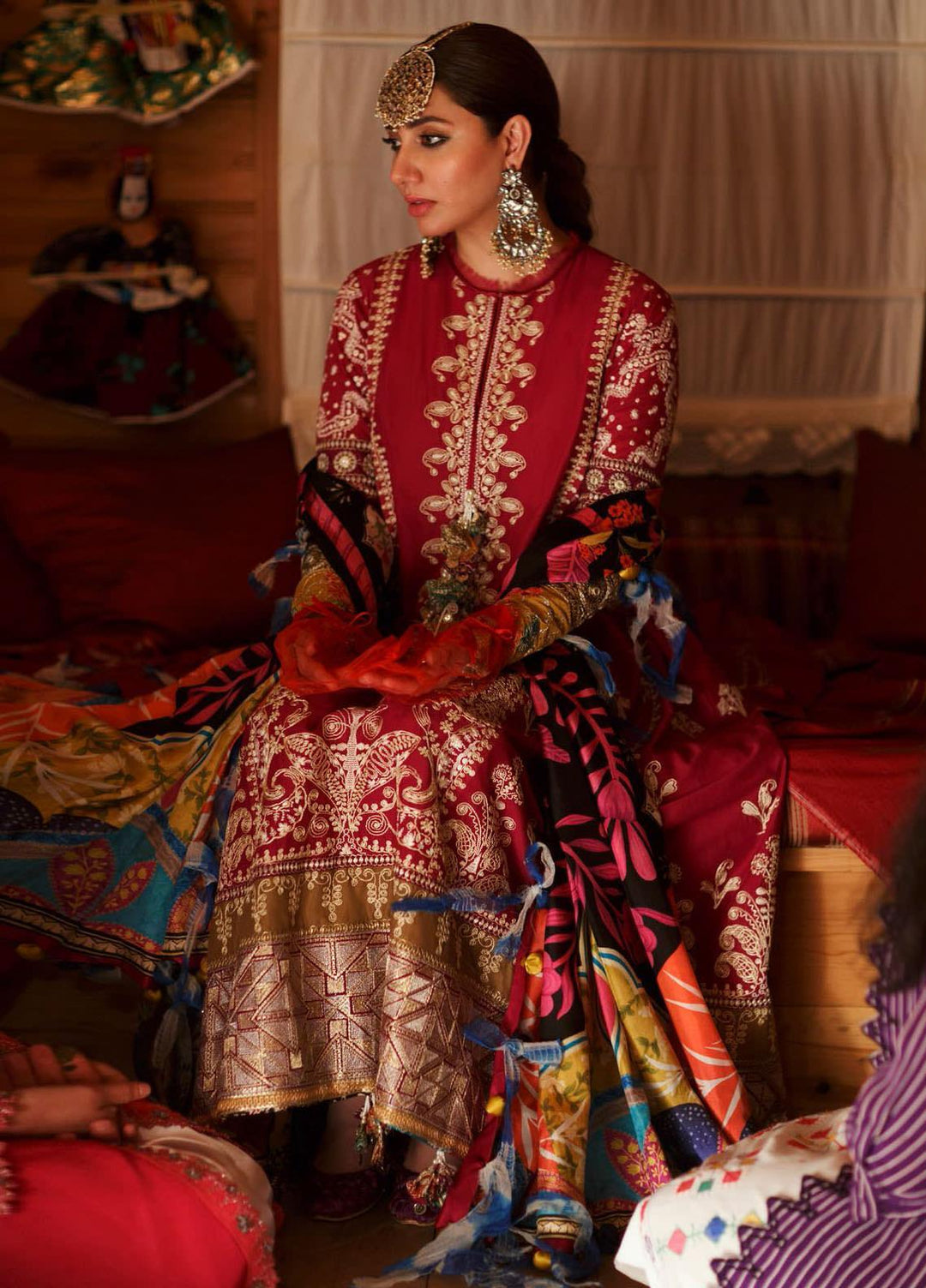 Elan Embroidered Lawn Suits Unstitched 3 Piece EL21OR EL21-11-A Fusun - Summer Collection