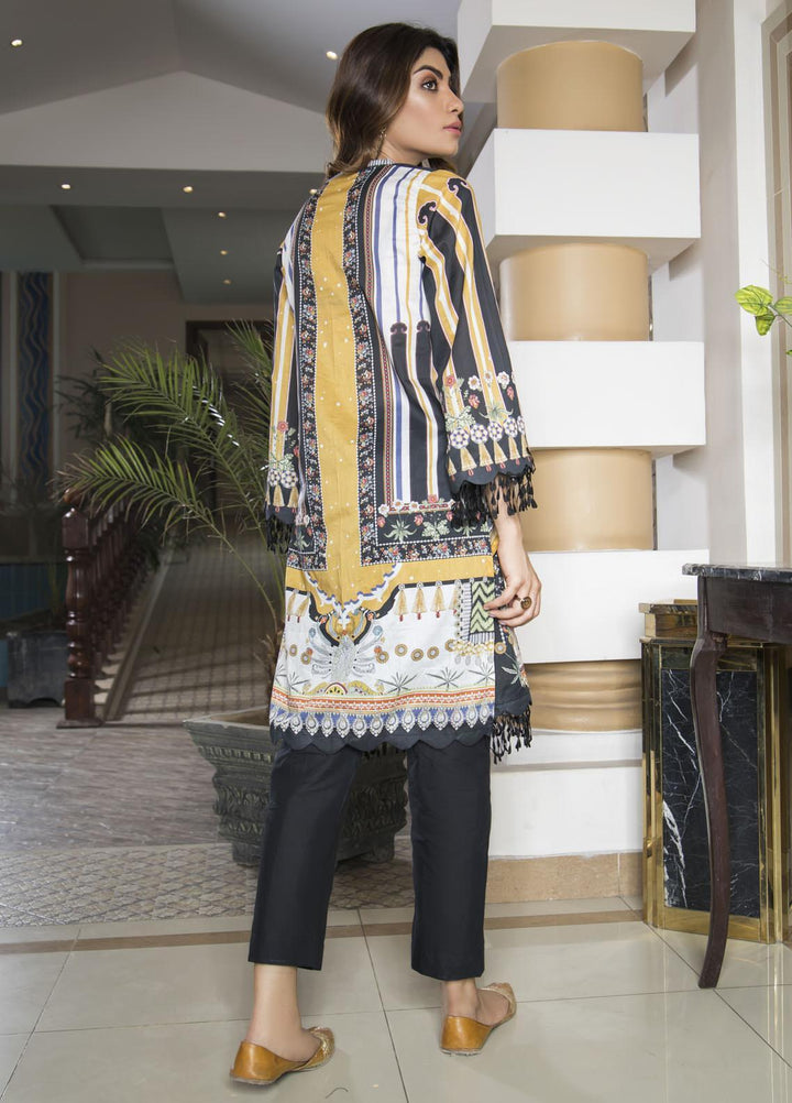 Oture Printed Lawn Stitched 3 Piece Suit OD3S21007