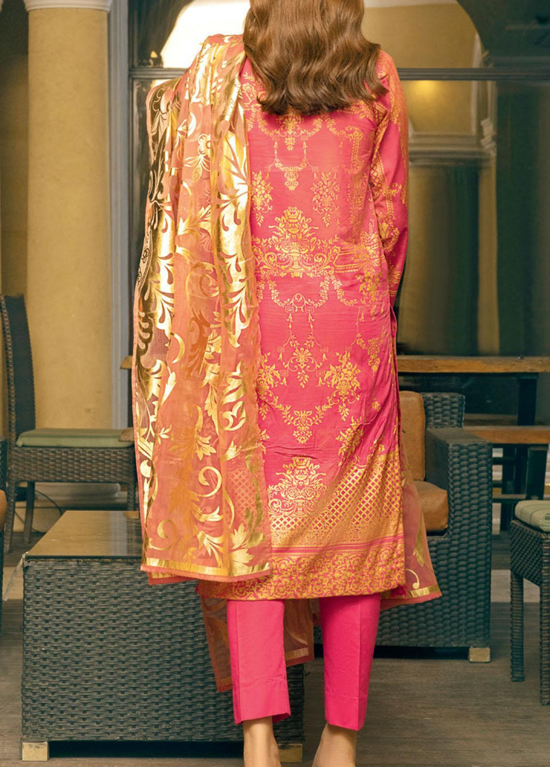 Oznur By Salitex Embroidered Lawn Suits Unstitched 3 Piece ST21-O2 00675B - Luxury Collection