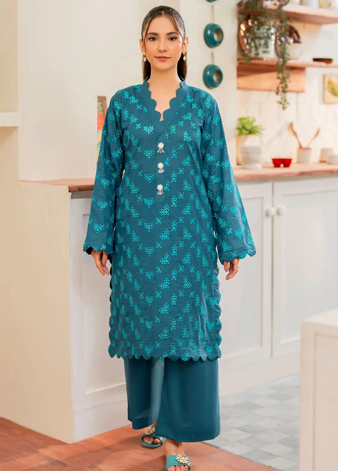 Panache Apparel Pret Embroidered Lawn 2 Piece Suit Mingle