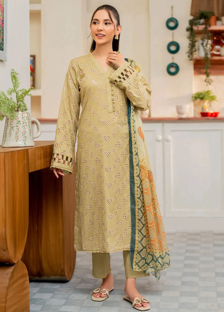 Panache Apparel Pret Embroidered Lawn 3 Piece Suit Nest