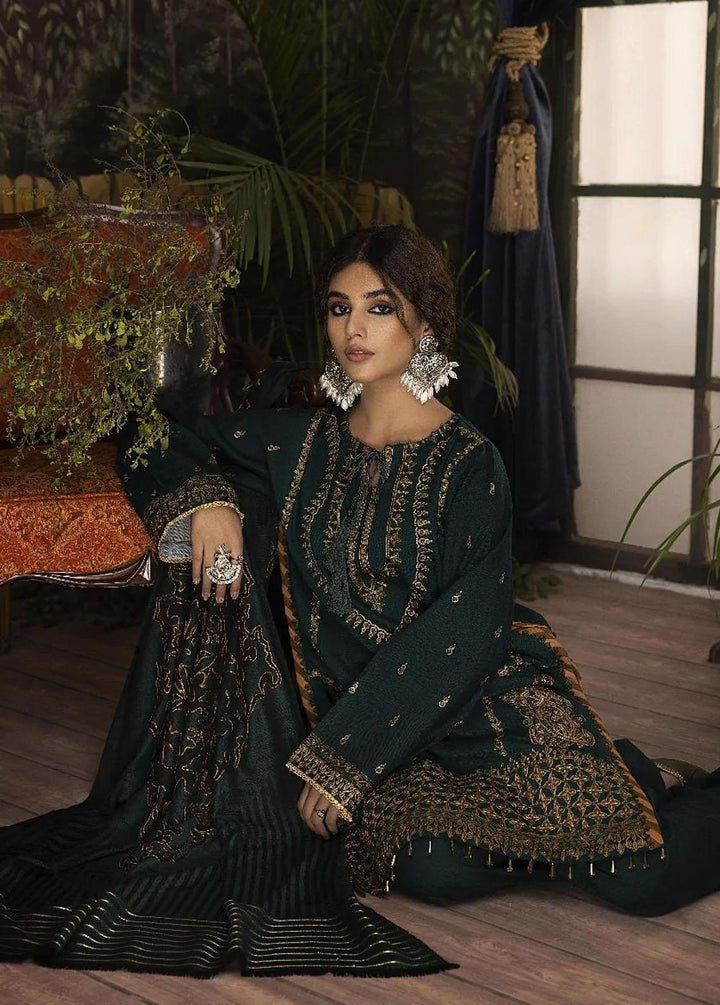 Panchii Ghar By Puri Fabrics Embroidered Leather Peach Suits Unstitched 3 Piece PCH22PG 03 - Winter Collection