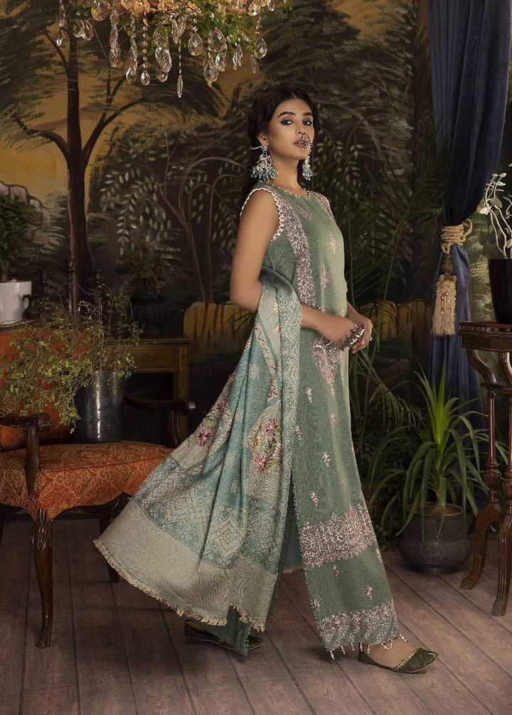 Panchii Ghar By Puri Fabrics Embroidered Leather Peach Suits Unstitched 3 Piece PCH22PG 05 - Winter Collection