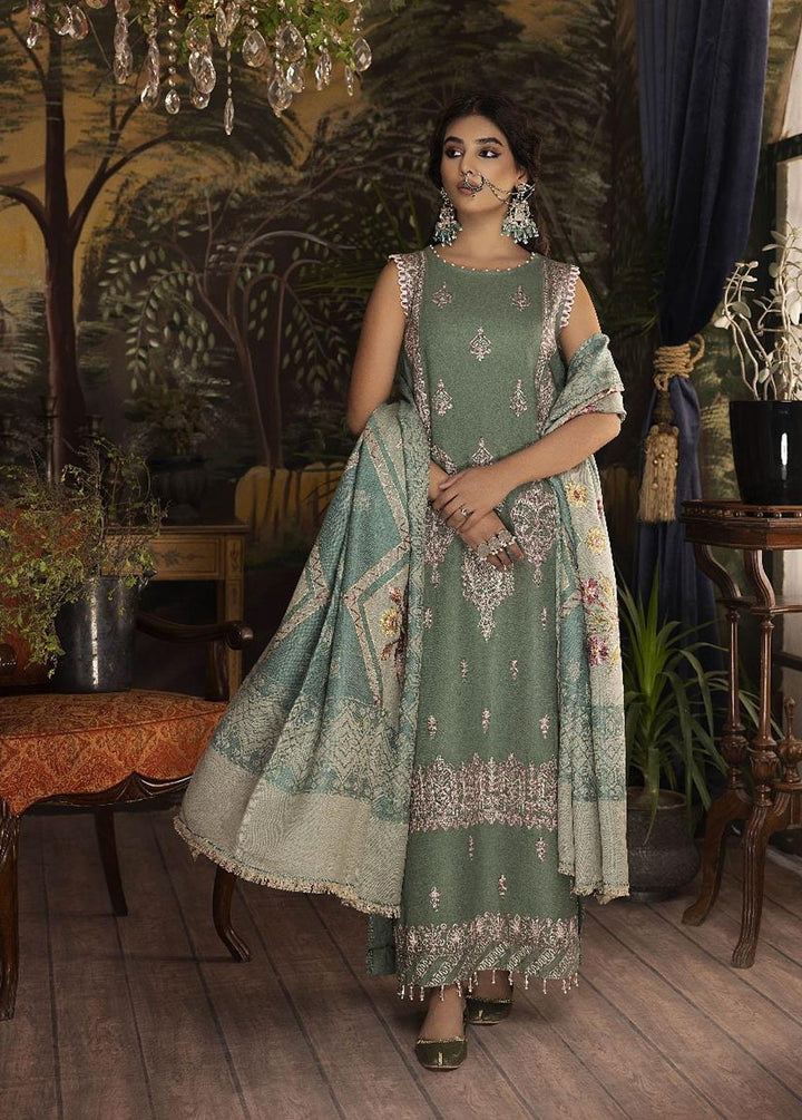Panchii Ghar By Puri Fabrics Embroidered Leather Peach Suits Unstitched 3 Piece PCH22PG 05 - Winter Collection