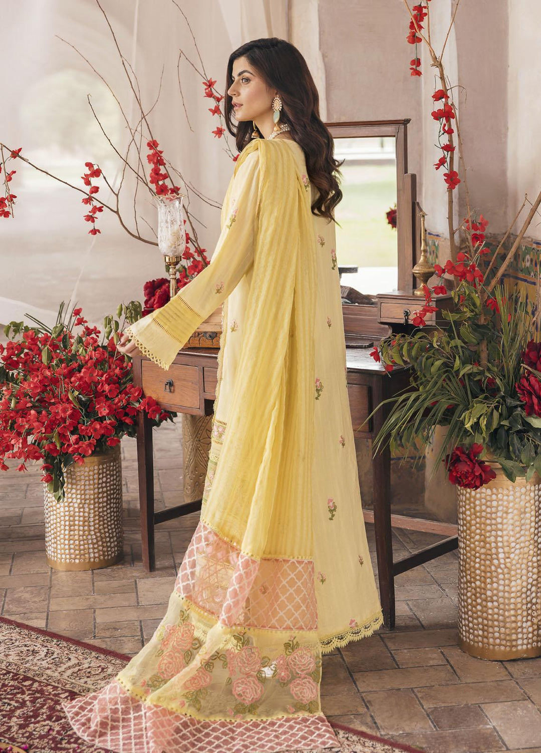 Parishay Embroidered Lawn Suits Unstitched 3 Piece PRS22FE Shehreen - Festive Collection