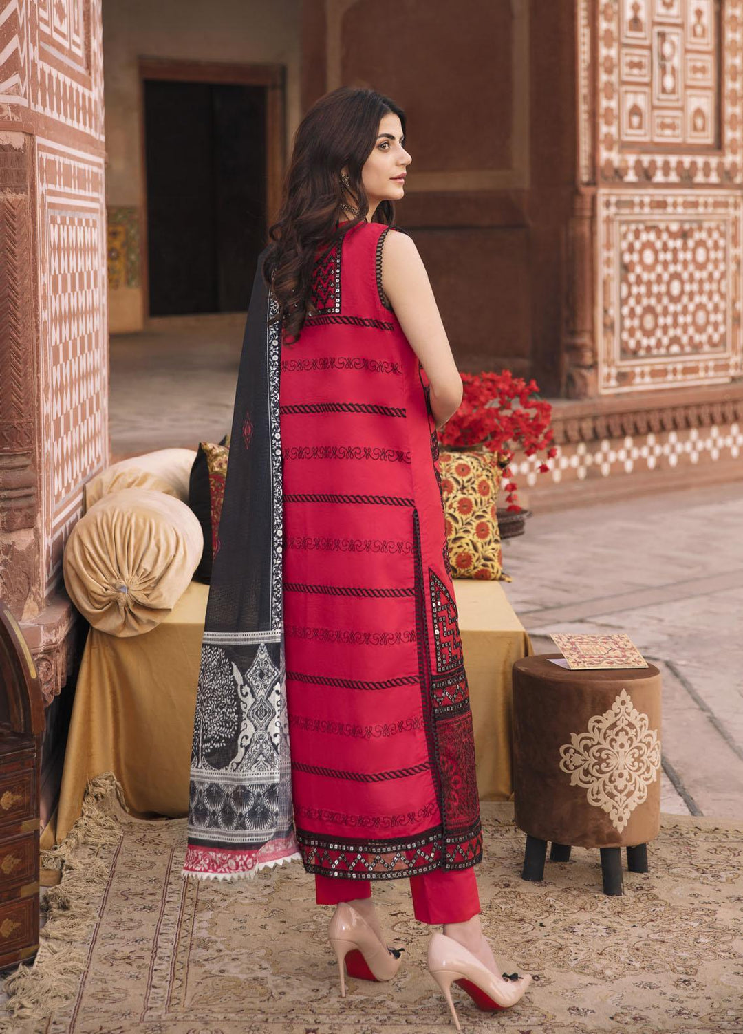 Parishay Embroidered Lawn Suits Unstitched 3 Piece PRS22FE Aarzu - Festive Collection