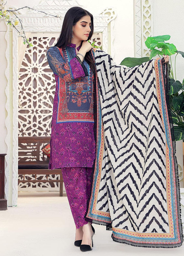 Parishey By Khas Printed Lawn Suits Unstitched 3 Piece KHS23P KLA-1647 - Summer Collection