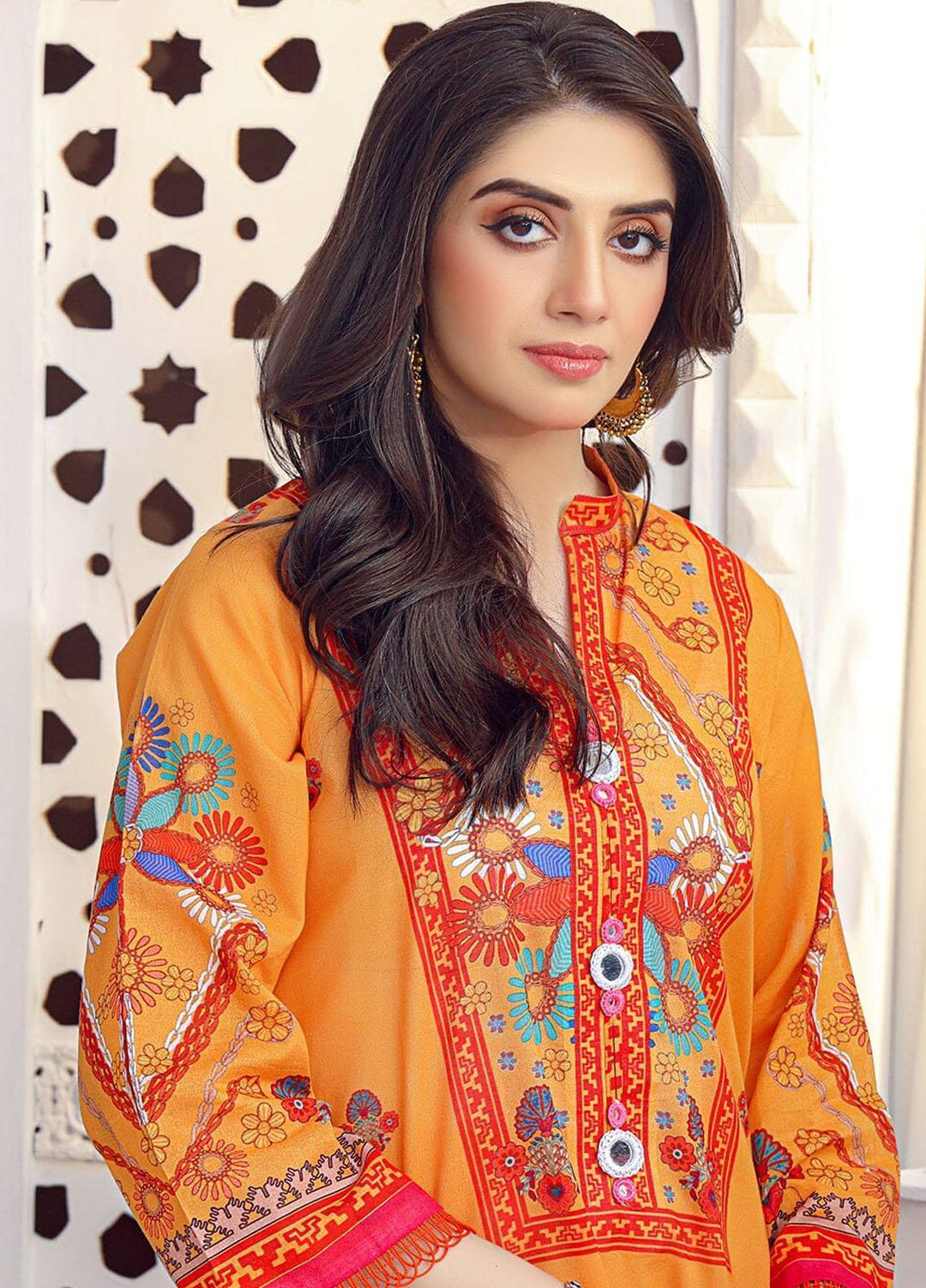 Parishey By Khas Printed Lawn Suits Unstitched 3 Piece KHS23P KLA-1648 - Summer Collection