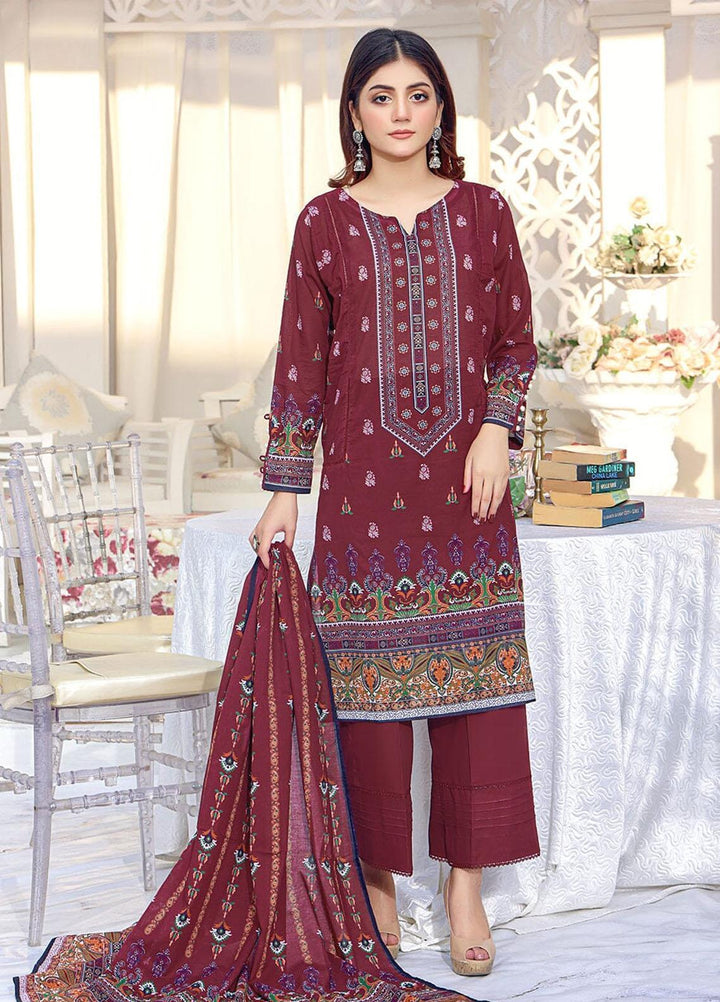 Parishey By Khas Printed Lawn Suits Unstitched 3 Piece KHS23P KLA-1650 - Summer Collection