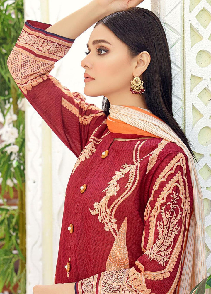 Parishey By Khas Printed Lawn Suits Unstitched 3 Piece KHS23P KLA-1651 - Summer Collection
