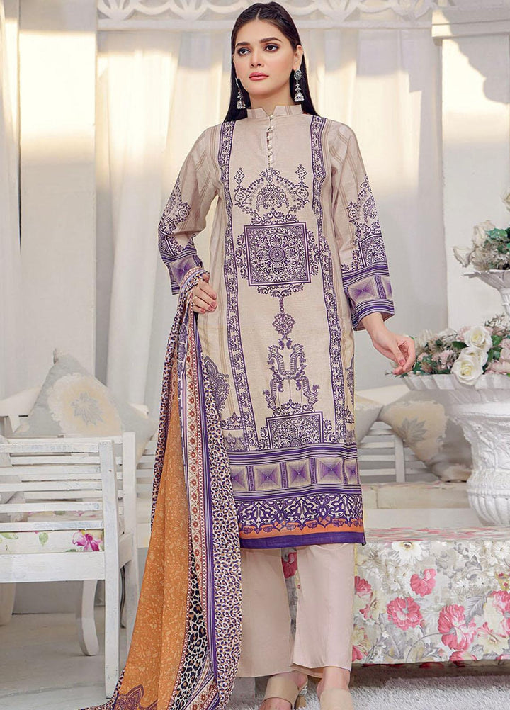 Parishey By Khas Printed Lawn Suits Unstitched 3 Piece KHS23P KLA-1652 - Summer Collection