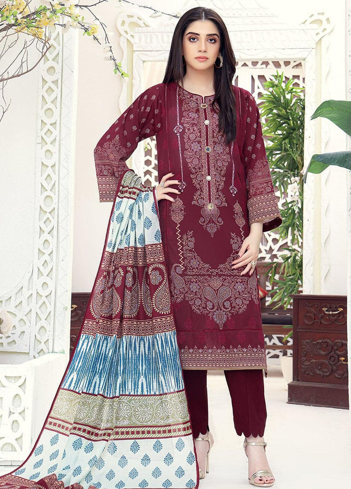 Parishey By Khas Printed Lawn Suits Unstitched 3 Piece KHS23P KLA-1653 - Summer Collection