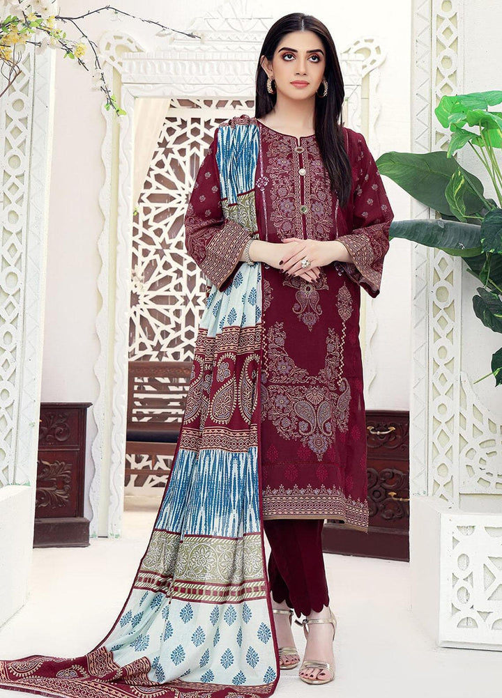 Parishey By Khas Printed Lawn Suits Unstitched 3 Piece KHS23P KLA-1653 - Summer Collection