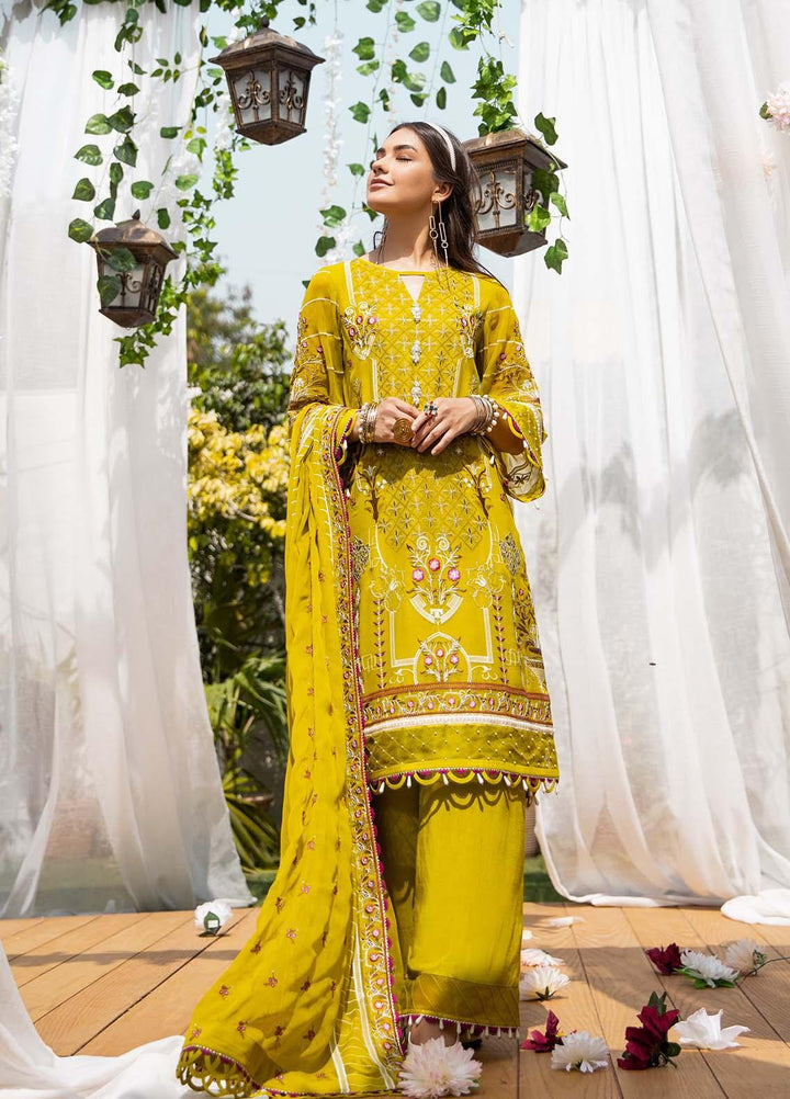 Parishey By Zaaviay Embroidered Chiffon Suits Unstitched 3 Piece ZV21P AYZAL  - Luxury Collection