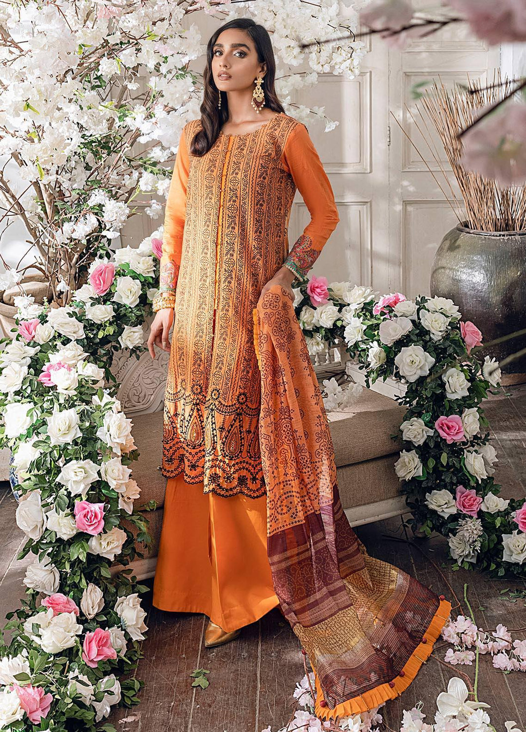 Parizeh by Al Zohaib Embroidered Chikankari Suits Unstitched 3 Piece AZ21CP D-06 - Winter Collection