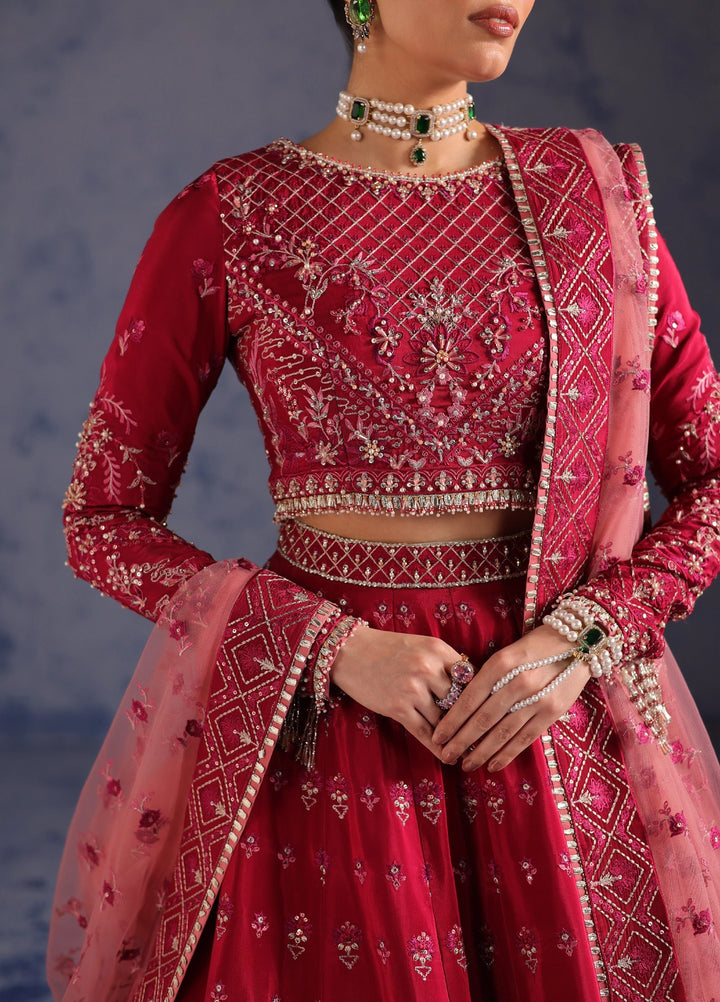 Amoris by Imran Ramzan Embroidered Grip 3 Piece Suit Passion Ecarlate - Wedding Collection