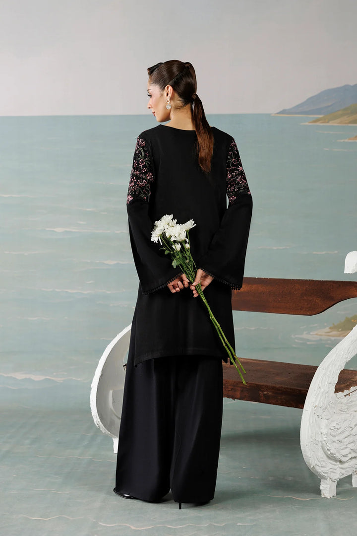 Miras by Daria Unstitched Embroidered Leather Peach 3 Piece Suit DN26UML DA-134 - Fextive Collection